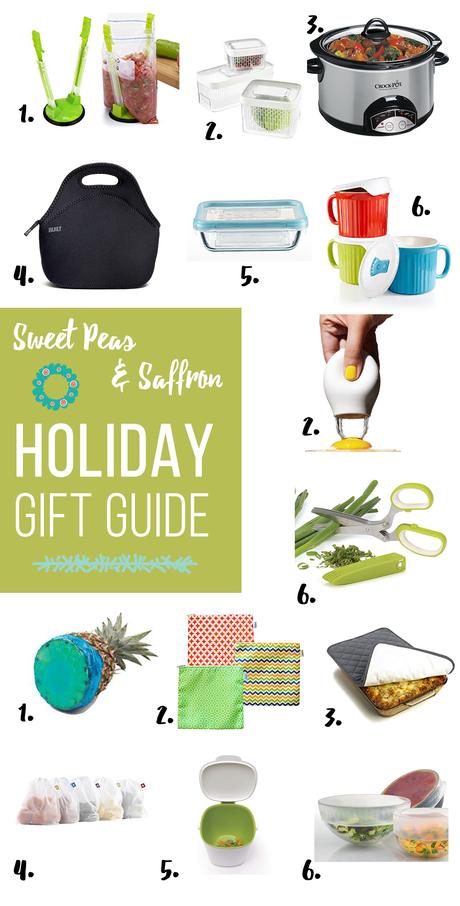 Holiday Gift Guide 2016! Includes stocking stuffers, meal prep gifts, eco friendly kitchen gifts, and kitchen essentials!
