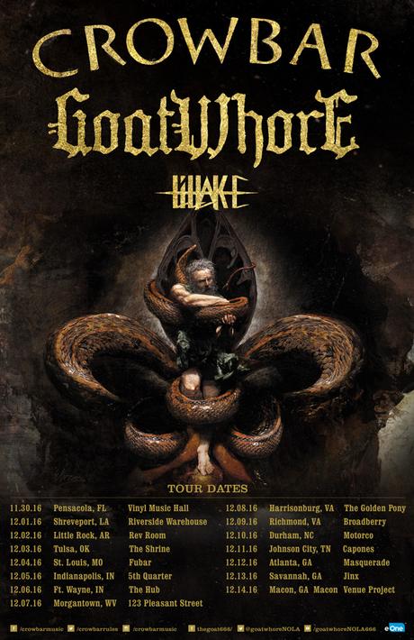 GOATWHORE Kicks Off Co-Headlining Tour With Crowbar; Additional Shows Announced