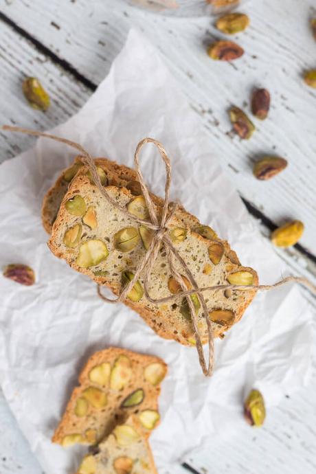 Pistachio, Lemon & Rosemary Biscotti: A Great Last Minute Gift
