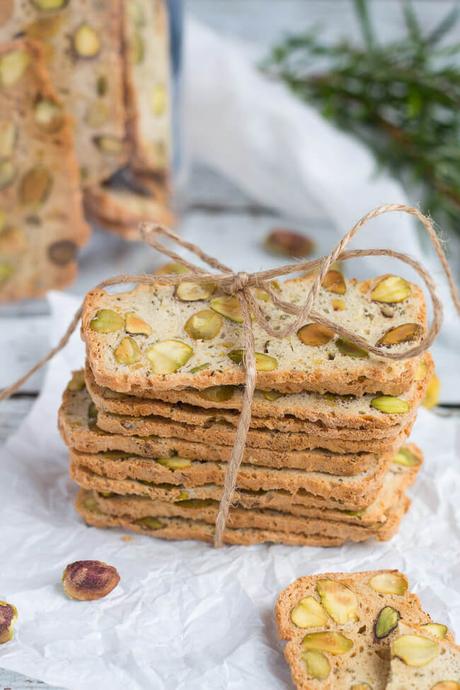 Pistachio, Lemon & Rosemary Biscotti: A Great Last Minute Gift