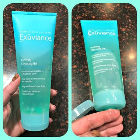exuviance, purifying cleansing gel, anti aging