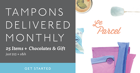 Start loving your period! Never be short on tampons again and enjoy some insane chocolates + a rad gift while you're at it. Just $15/m. You and your period will love it!
