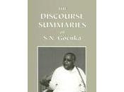 BOOK REVIEW: Discourse Summaries S.N. Goenka