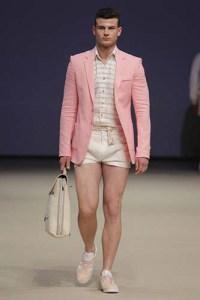 A pink blazer is a great summer piece - if the fabric and the cut are right, you can even wear them with short shorts.