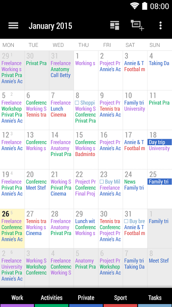    Business Calendar 2- screenshot  