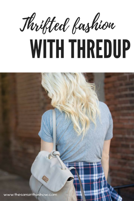 thrifted fashion with thredup; name brands and designer brands at the fraction of a cost #secondhandfirst