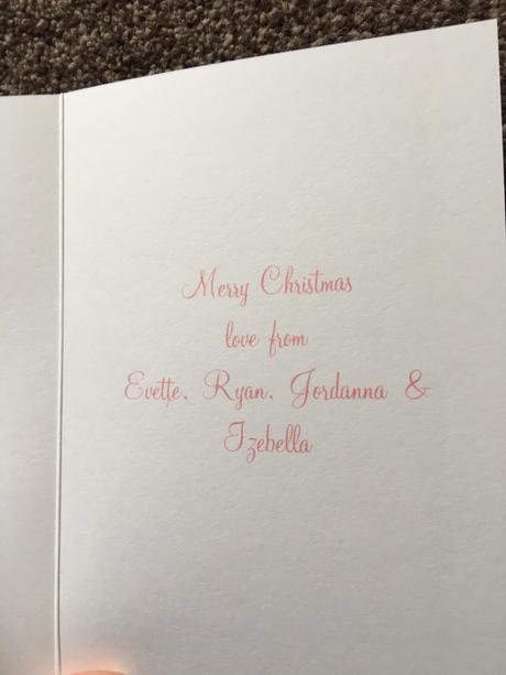 My photo Christmas cards (but only for the special people)