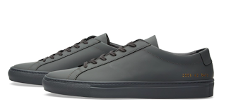 The Harmony of Grey:  Common Projects Achilles Low Gummy Sneakers