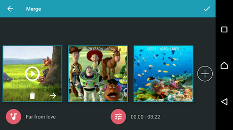    AndroVid Pro Video Editor- screenshot  