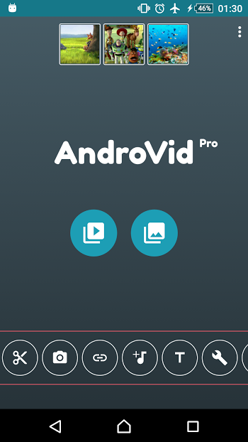    AndroVid Pro Video Editor- screenshot  