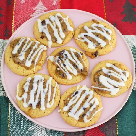 Chestnut Praline Latte Cookies #ChristmasCookies Chestnut Praline Latte Cookies