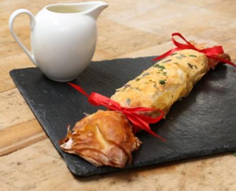 Chestnut and Goat's Cheese Christmas Crackers