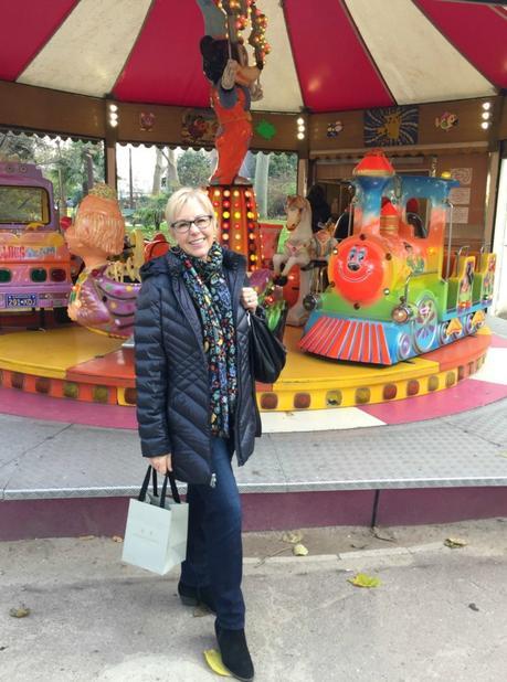 A Quick Note… Paris carousel and packable puffer jacket