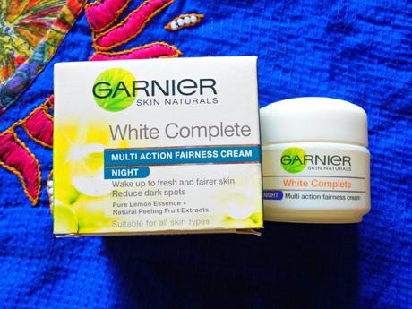 Garnier White Complete Multi Action Fairness Night Cream Review