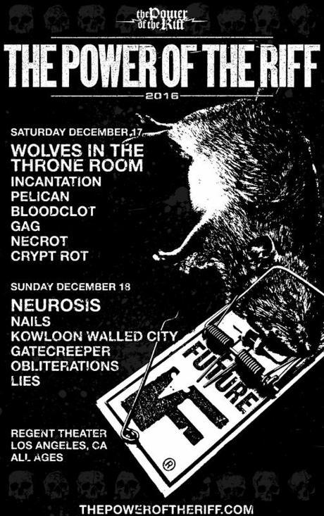 THE POWER OF THE RIFF: December Los Angeles-Based Event Takes Place Next Week; Set Times Posted