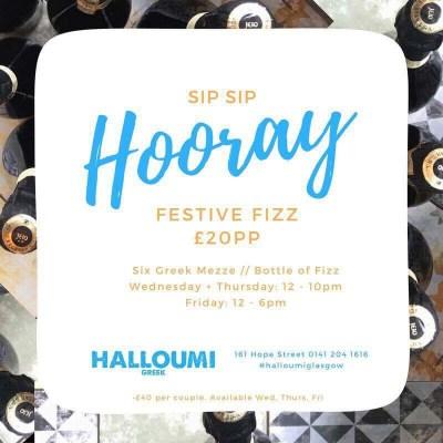 WIN – Day 12 of #Foodiemas Festive Fizz at Halloumi