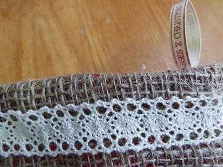 Victorian Christmas Stocking Craft Tutorial Felt Burlap