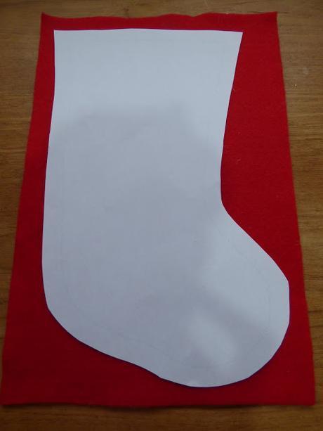 Victorian Christmas Stocking Craft Tutorial Felt Burlap