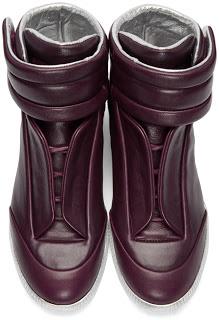 Bewitching Burgundy:  Maison Martin Margiela Future High-Top Sneaker