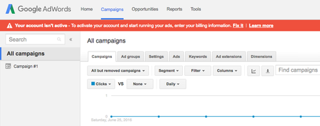 adwords activation