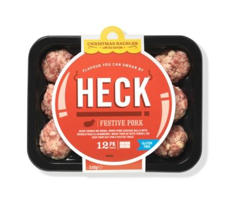 #WIN – Day 13 of Foodiemas – Win HECK chipolatas and baubles