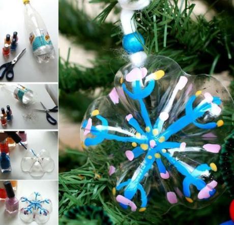 Pop Bottles Recycled Into Christmas Tree Decorations