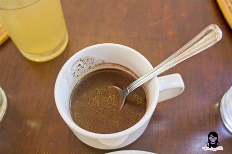 Hot choco drink at the Farmhouse in Aloguinsan Cebu | Blushing Geek