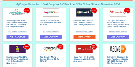 coupon and cashback website MYCOUPONPROMOTION 