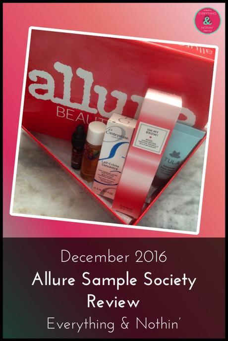 December 2016 Allure Sample Society Review