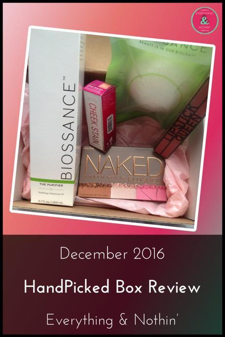 December 2016 HandPicked Box Review