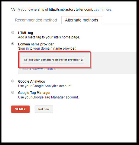 How to Verify a Godaddy Domain in Google Webmaster? (NO SITE REQUIRED)
