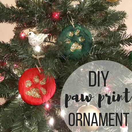 DIY Paw Print Ornament