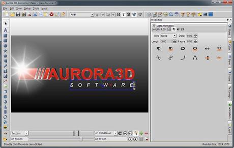 Aurora 3D Animation Maker Review & Specifications - Free Download