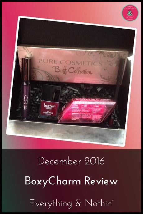 December 2016 BoxyCharm Review
