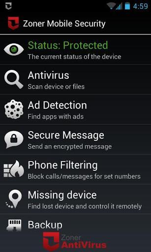 Zoner Mobile Security v1.6.0 build 20 APK Zoner Mobile Security v1.6.0 build 20 APK