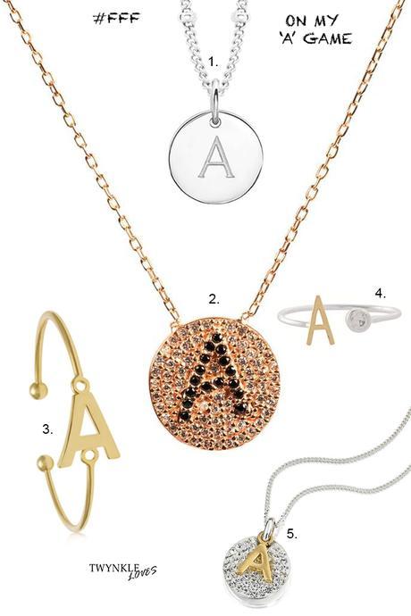 FRIDAYS FAVOURITE FIVE | ON MY 'A' GAME