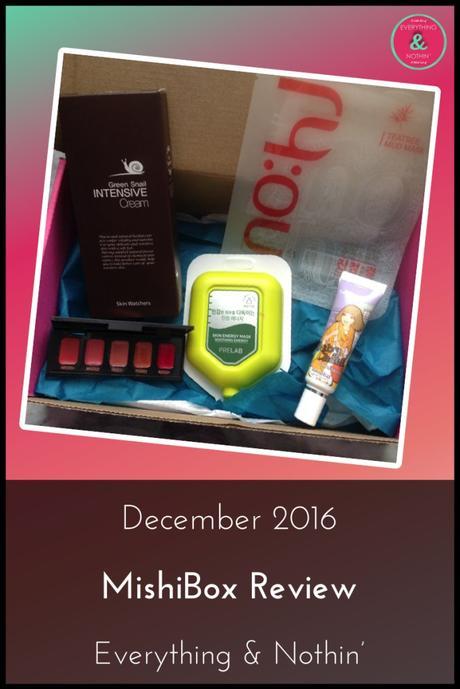 December 2016 MishiBox Review