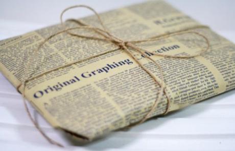 Gift Wrapped in Newspaper
