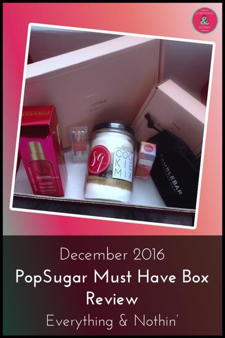 December 2016 PopSugar Must Have Box Review