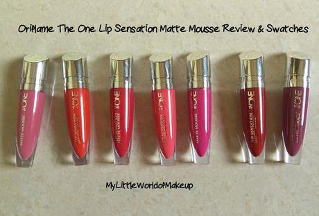 Oriflame's The One Lip Sensation Matte Mousse Review & Swatches