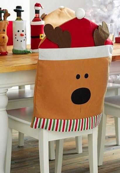 Reindeer Dining Chair Slipcovers 
