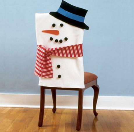 Snowman Dining Chair Slipcovers 