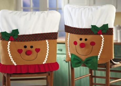 Gingerbread Family Dining Chair Slipcovers 