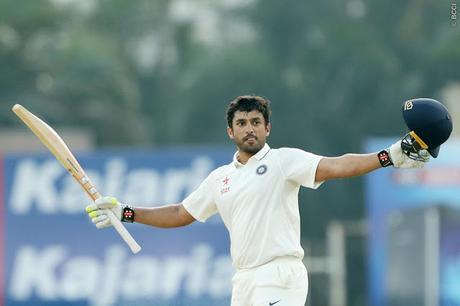 Karun Nair completes more than what KL Rahul missed out ! ~ a triple century