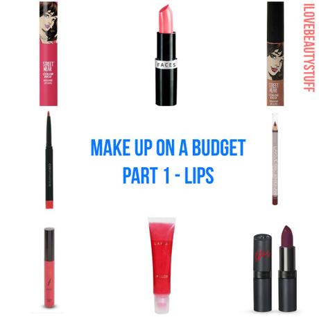 MAKEUP ON A BUDGET- PART I- LIPS