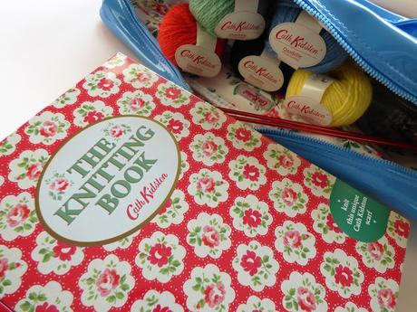 Knitting to Keep Warm During Winter #MerryKnitmas knitting to keep warm Cath Kidson Stripey Scarf