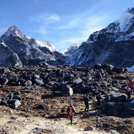 Outdoor students facing their fears and pushing their limits in the Himalayas.