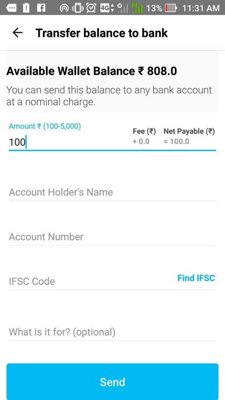 Steps to transfer Paytm money directly to your bank account