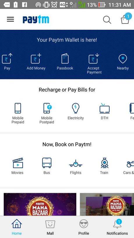 Steps to transfer Paytm money directly to your bank account