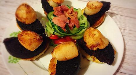 Recipe: Scallop and Black Pudding Salad from The Pipers Tryst